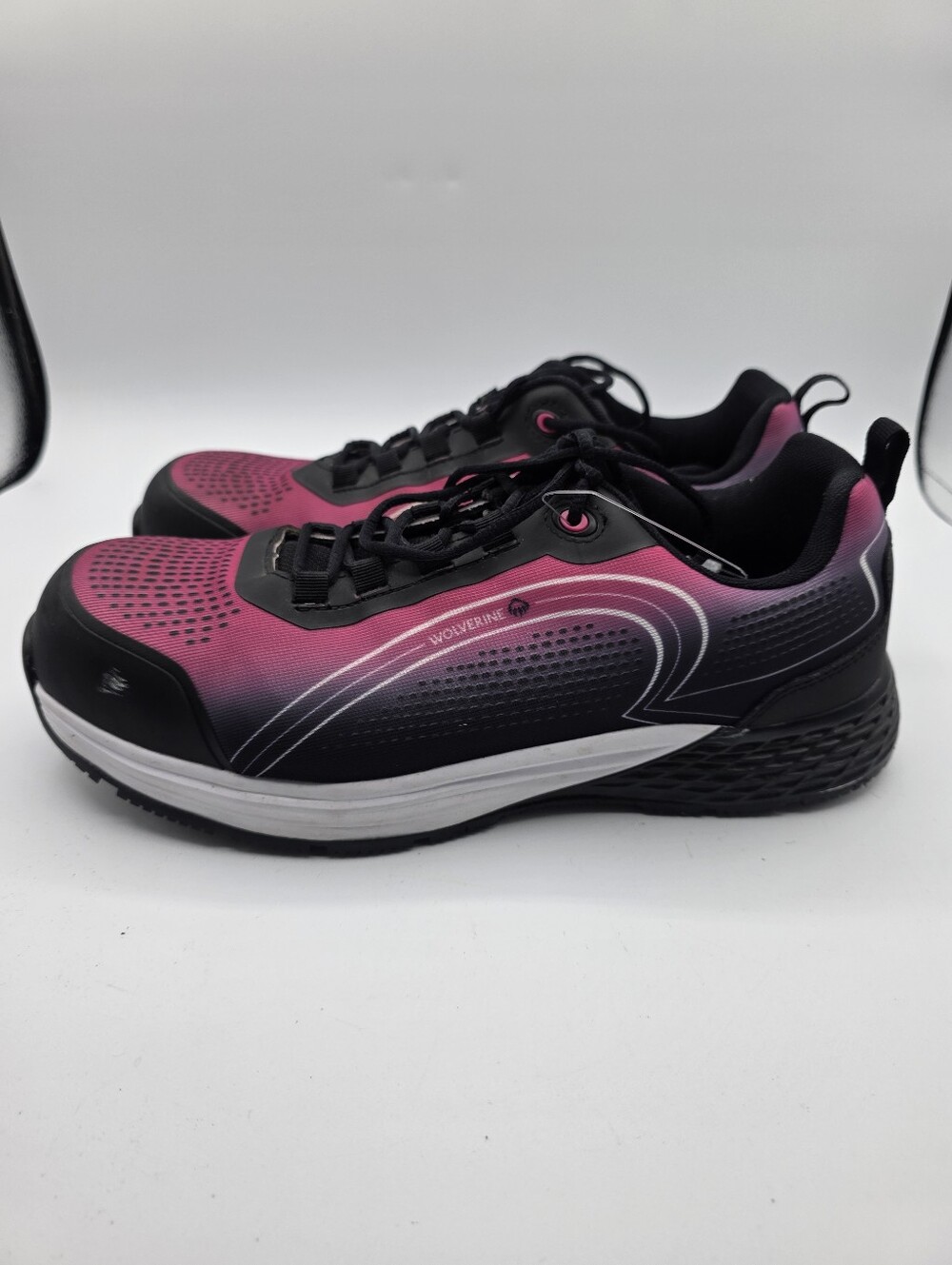 Wolverine Womens Composite Toe Shoes Sneakers SIZE 11 Work Safety Utility Black